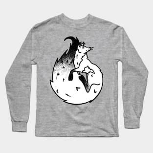 Flaming Fox Long Sleeve T-Shirt